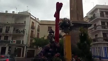 Una intensa granizada para inaugurar las cruces de mayo