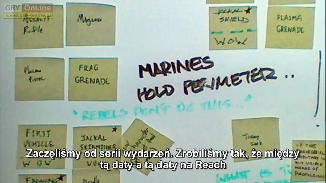 Halo: Reach developer diary #1 - PL subtitles