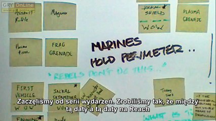 Halo: Reach developer diary #1 - PL subtitles