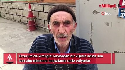 Kaybettiği kimliği başına dert açtı... Kendi adına sim kart almışlar