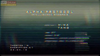 Alpha Protocol Mina Tang - PL subtitles