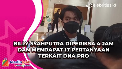 Billy Syahputra Diperiksa 4 Jam dan mendapat 17 Pertanyaan terkait DNA Pro