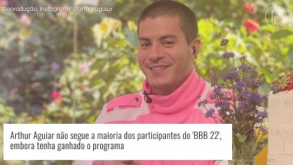 Arthur Aguiar não segue nem é seguido pela maioria dos participantes do 'BBB 22'. Veja lista!