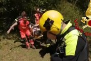 Ciclista ferita a Monte Morello, soccorsa con l'elicottero