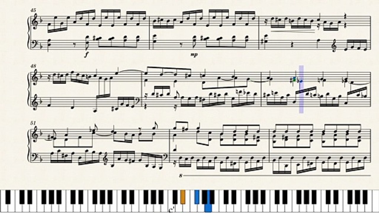 Bach Toccata and Fugue in D Minor BWV 565 (Piano solo arr.)