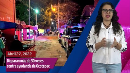 Disparan más de 30 veces contra ayudantía de Ocotepec, esto y mucho más en Diario de Morelos Informa