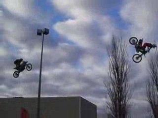 Fmx au salon de la moto de Villefranche sur saone