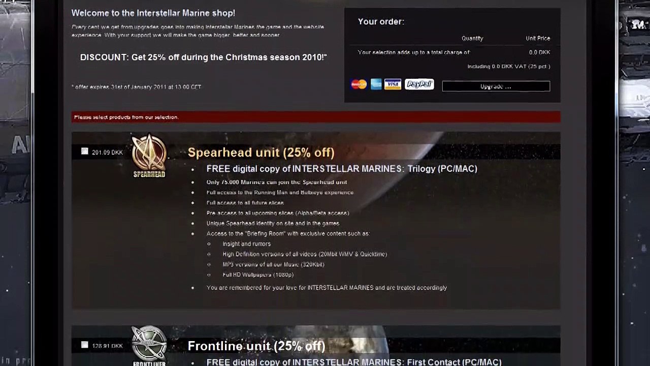 Interstellar Marines trailer #1