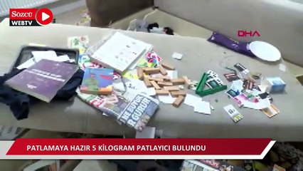 Sancaktepe'de operasyon yapılan hücre evi görüntülendi