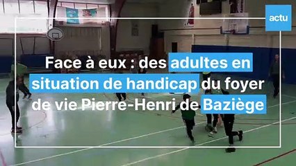 Match de Basket entre le collège de Caraman et le foyer Pierre-Henri de Baziège