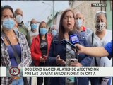 Alcaldesa de Caracas atiende afectaciones a las viviendas en los Flores de Catia por las lluvias