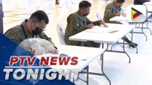 Soldiers cast vote thru local absentee voting at PH Army headquarters in Taguig