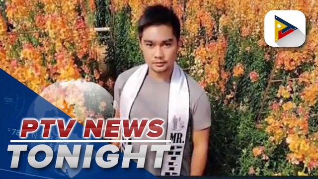 Former 2018 Mister Philippines 4th runner-up carries 29 sacks of rice which he distributed to Wangal community on his birthday