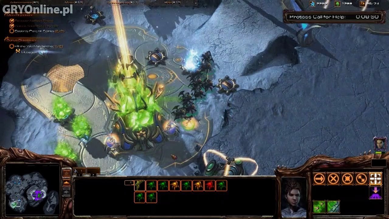 StarCraft II: Heart of the Swarm gameplay #1 (PL)