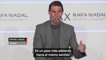 Nadal presenta su nuevo proyecto universitario