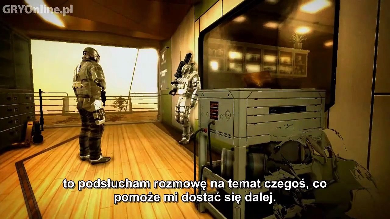Deus Ex: Human Revolution BTS - stealth (PL)