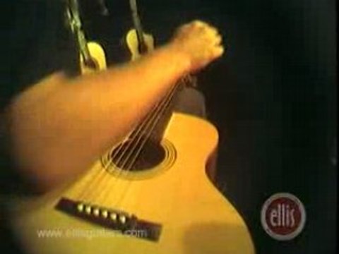 lap steel guitar players Andrew winton with foot percussion