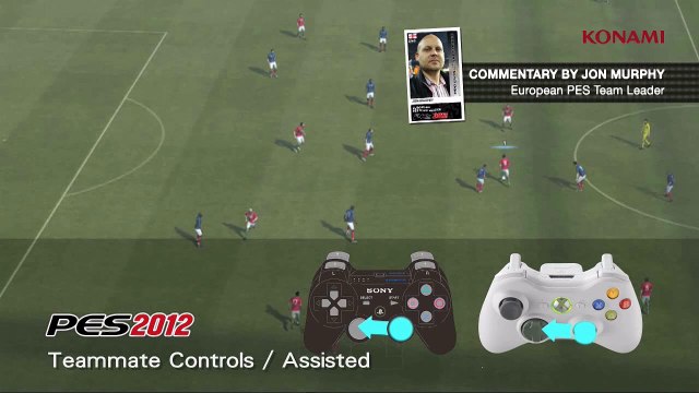 Pro Evolution Soccer 2012 Teammate Controls Assisted
