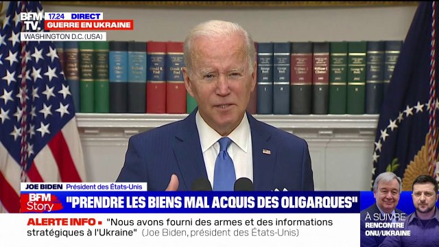Joe Biden sur le gaz et le pétrole russes: Nous n'allons pas la Russie faire du chantage