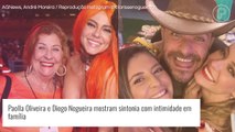 Paolla Oliveira e Diogo Nogueira: relação está mais firme que nunca e fotos em família comprovam. Veja cliques!