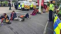 Surrey Police unstick and arrest Just Stop Oil activists