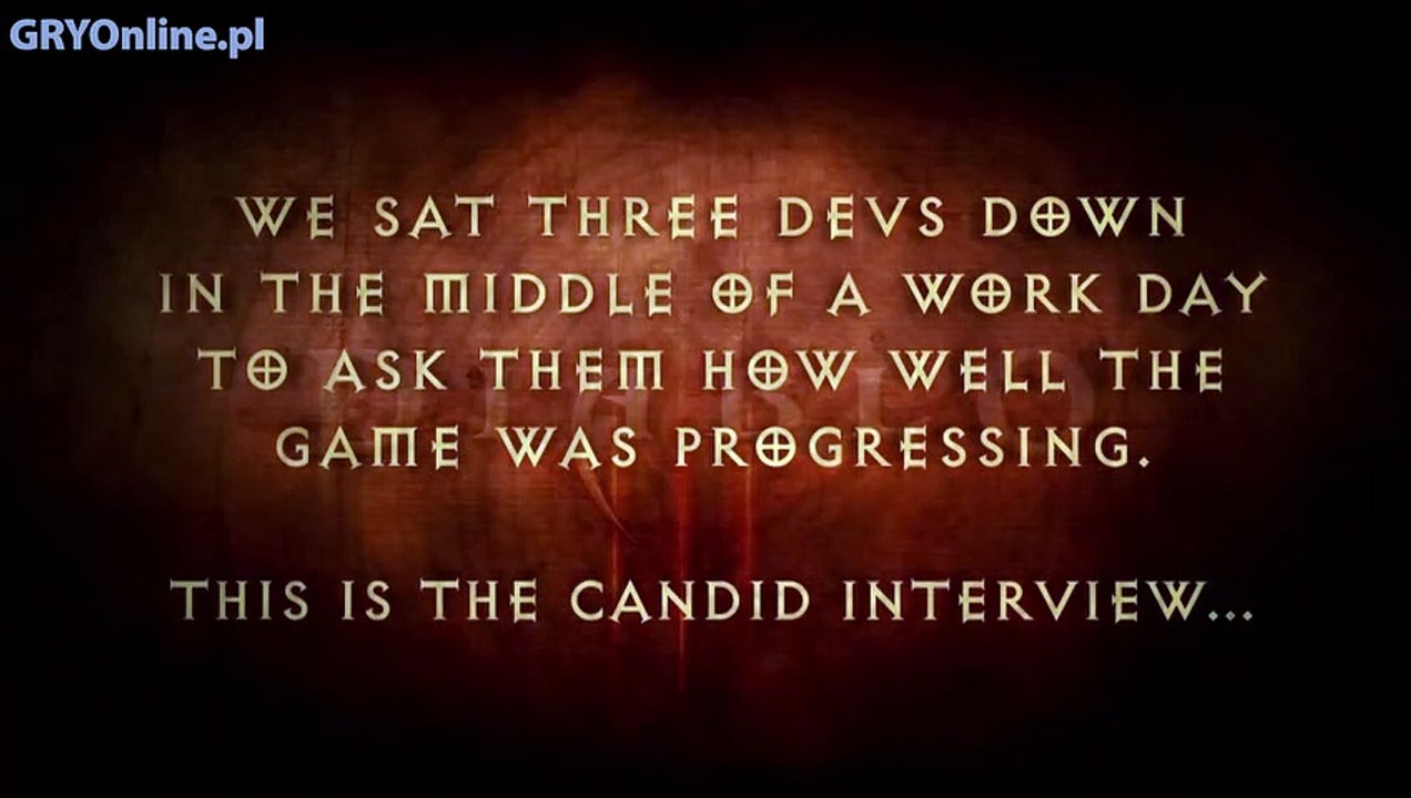 Diablo III developer diaries #1 (PL)