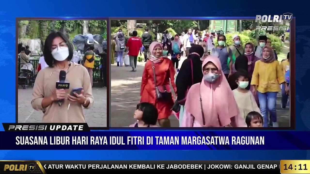 Live Report Ratu Dianti : Suasana Libur Hari Raya Idul Fitri Di Taman Margasatwa Ragunan