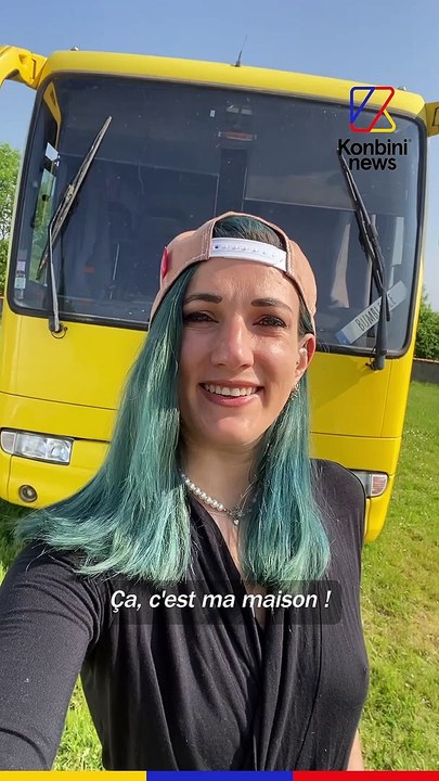 Vivre dans un car, ça vous fait rêver ? Charlène le fait, et en famille ! | REPORTAGE