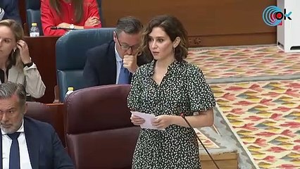 Ayuso apabulla al PSOE recordándole todos sus imputados