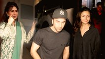Ranbir Kapoor, Alia Bhatt, Neetu Kapoor Spotted At Film City