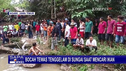 Download Video: Diduga Terpelset Saat Cari Ikan, Bocah Usia 5 Tahun Ditemukan Tewas Tenggelam di Sungai