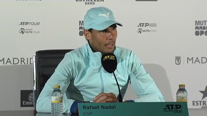 Rafa Nadal: "Cuando uno vuelve de un periodo sin jugar, cuesta, y a mí también me cuesta"