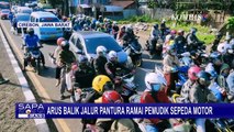 Jelang Puncak Arus Balik, Jalur Utama Pantura Dipadati Pemudik Motor