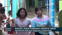 Banjir di Kebon Pala Akibat Luapan Sungai Ciliwung Mulai Surut