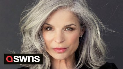 Stunning grandma racks up huge online following - as she's professional grey-haired model