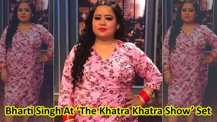 Bharti Singh At ‘The Khatra Khatra Show’ Set