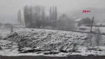 Sivas'ın yükseklerinde kar yağışı