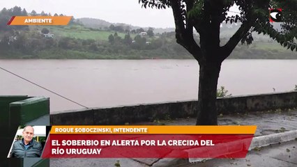El Soberbio en alerta por la crecida del Río Uruguay