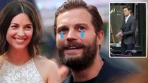 Jamie Dornan feels 'relieved', Amelia Warner sweetly tells him after watching 'Fifty Shades of Gray'