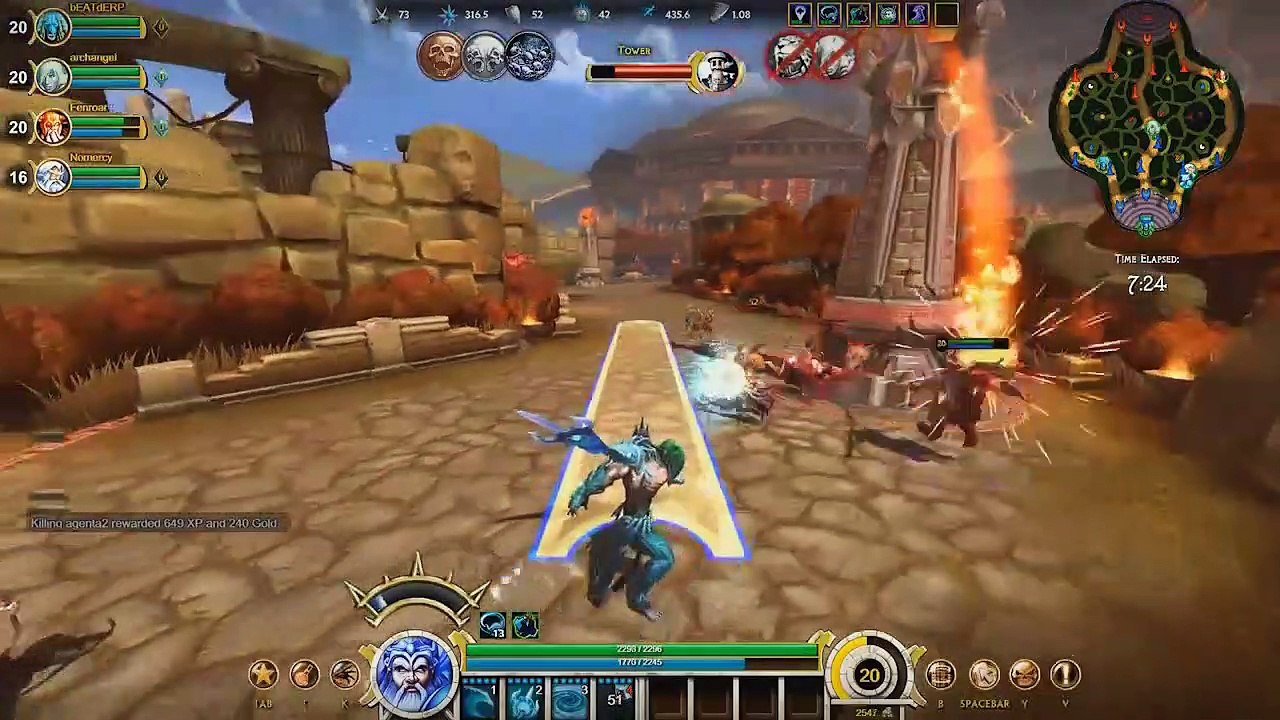 Smite gameplay trailer - video Dailymotion