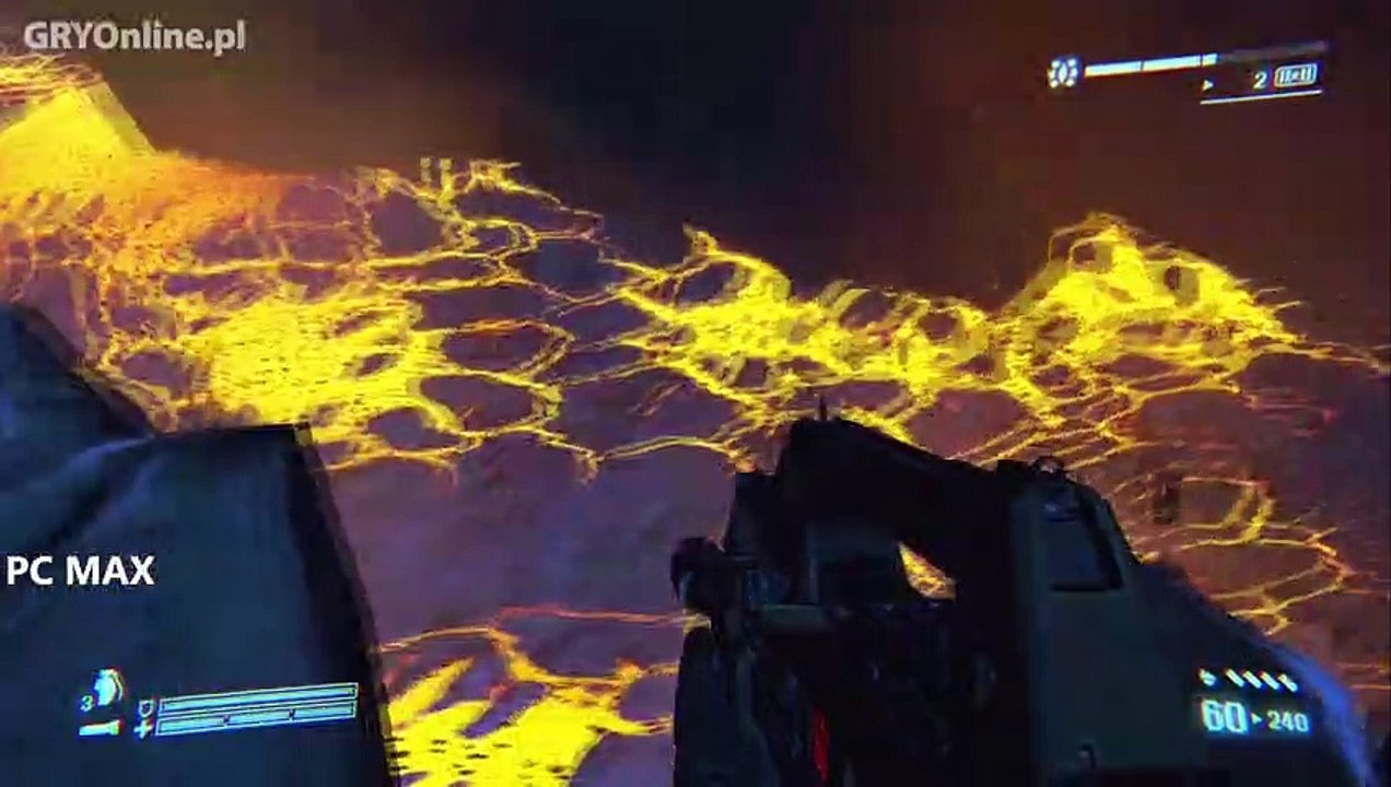 Aliens: Colonial Marines graphic comparison  xbox 360, PC, PC + Sweet FX