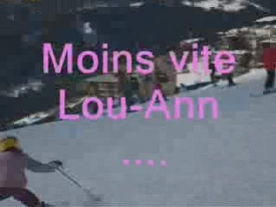 Vacances ski 2008 lou-ann