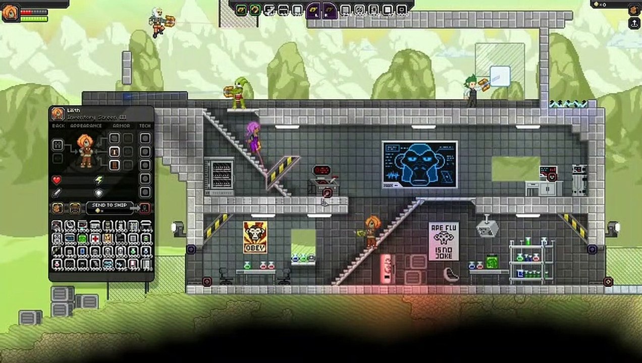 Starbound building demo