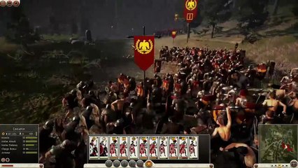 Total War: Rome II battle of teutoburg forest gameplay (PL)