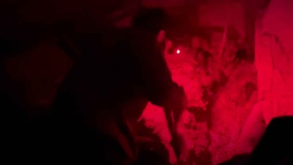 Refugiados en el interior de la acería de Azovstal en Mariúpol