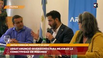 Arsat anunció inversiones para mejorar la conectividad en Misiones