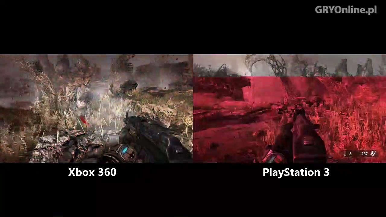 Metro: Last Light Graphics Comparison - PS3 vs Xbxo 360