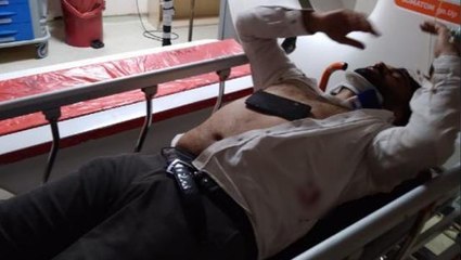 Altay'da seçime kan sıçradı! Taraftarlar görevi bırakan başkanın akrabasını bıçakladı