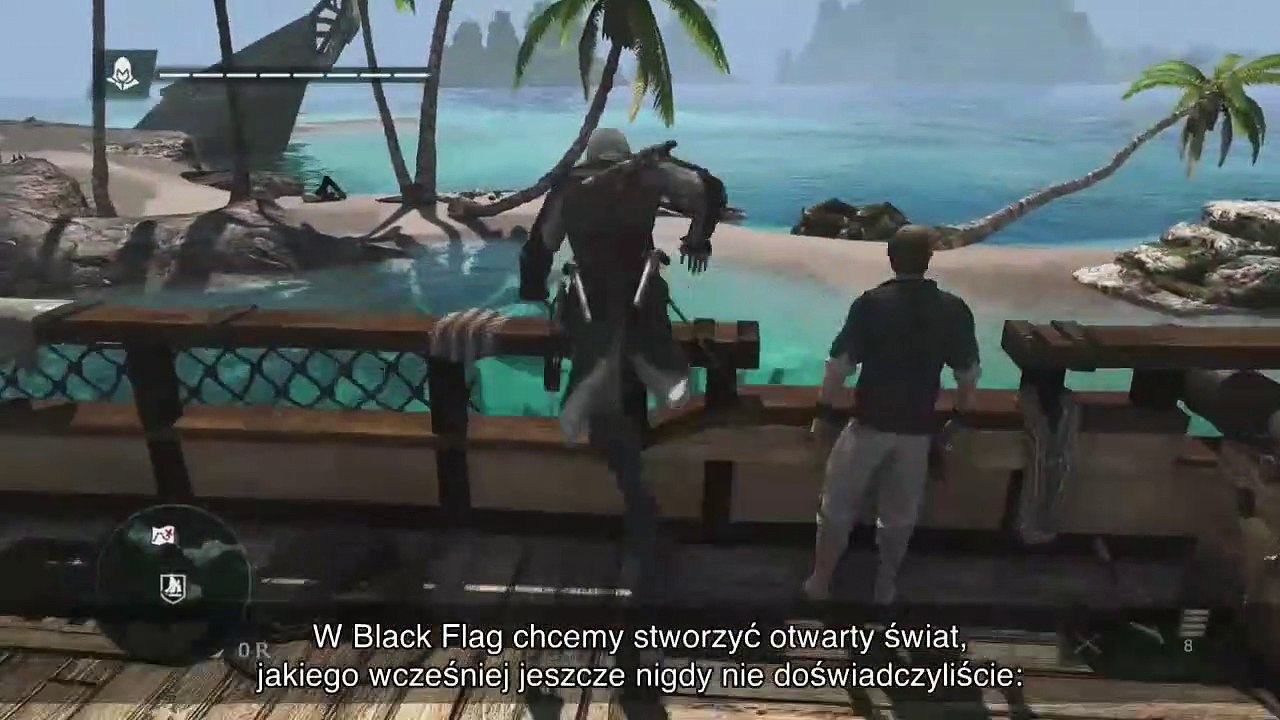 Assassin's Creed IV: Black Flag Pirate Gameplay Experience Video Naval Exploration (PL)