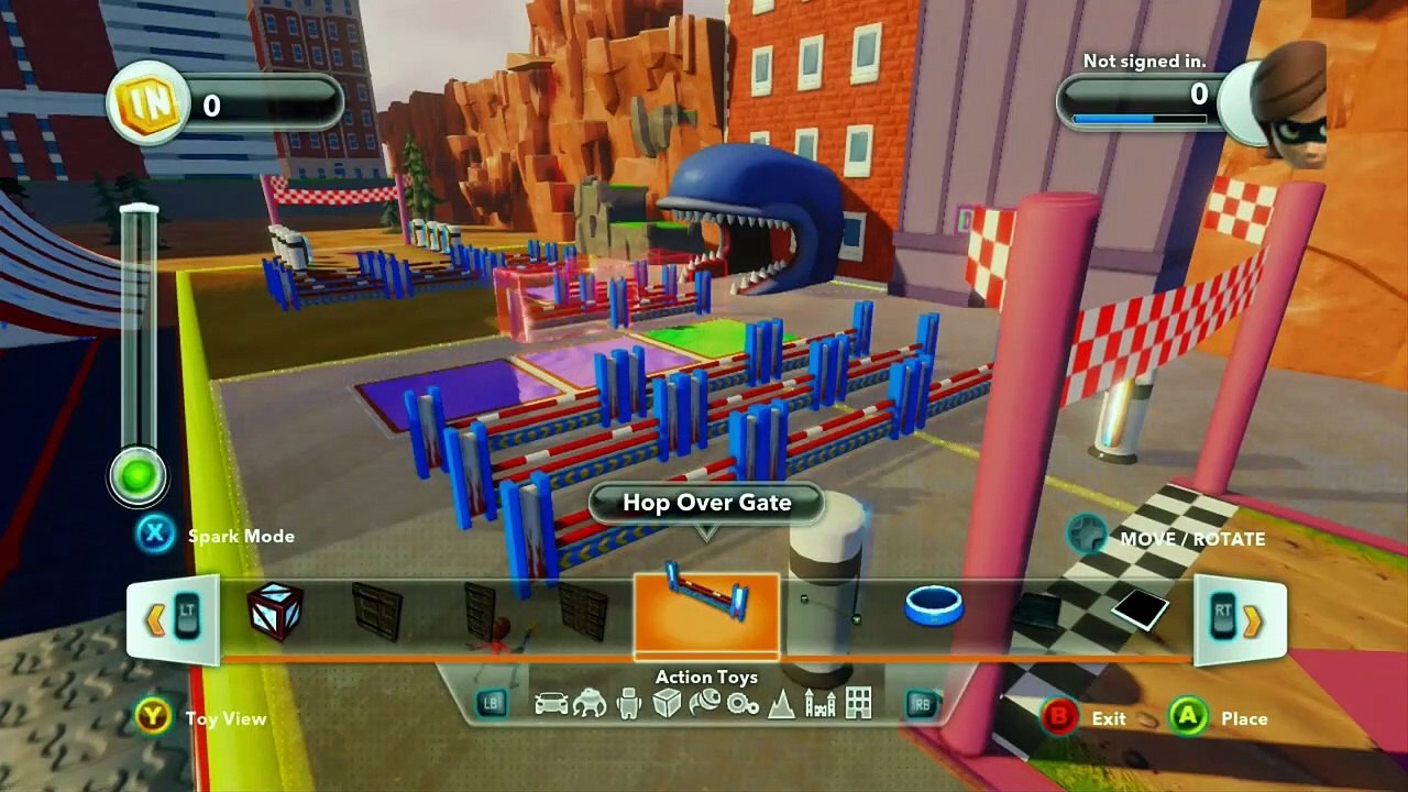 Disney Infinity toy box racing - trailer